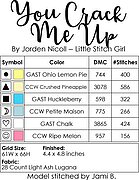 You Crack Me Up - Cross Stitch Pattern