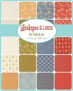 Larkspur and Linen - Charm Pack, different perspective #1. Select this picture to zoom in