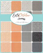 Late October Vanilla Black - Maze - Quilt Fabric