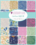 Legendary Love Pagoda - Navy - Quilt Fabric