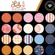 Lil Calico Apples Cream Soda - Quilt Fabric