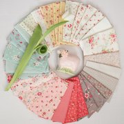 Lyda Rose Flowers Pink - Quilt Fabric