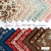 Lydias Lace Indigo - Quilt Fabric