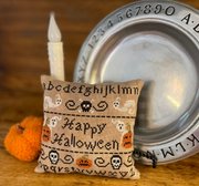 Happy Halloween - Sampler Pillow - Cross Stitch Pattern