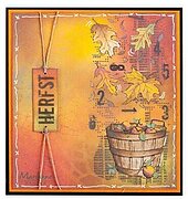 Autumn Harvest - Art Stamp - Background Clear Stamp