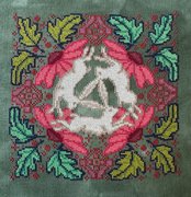 Meadow Kaleidoscope - Cross Stitch Pattern, different perspective #1. Select this picture to zoom in
