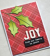 Scribble Holly Trio - Christmas Memory Box Craft Die