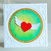 Winged Heart Frame - Craft Die Set