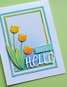 Tulip Trio Frame - Craft Die