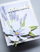 Tilted Thanks - Craft Die