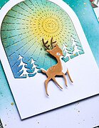 Snowglobe Backer - Christmas Craft Die