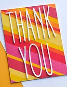 Twiggy Thank You - Craft Die