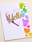 Sprinkle Heart Collage - Craft Die