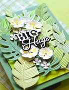 Tropical Leaves  - 3D Embossing Folder 