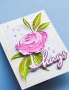 Rectangle Double Border - Hot Foil Plate