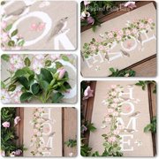 Wild Roses Home - Cross Stitch Pattern, different perspective #1. Select this picture to zoom in