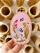 Butterfly Garden - Embroidery Kit, different perspective #1. Select this picture to zoom in
