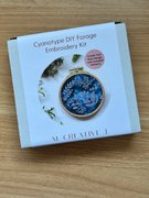 Cyanotype DIY Forage - Embroidery Kit, different perspective #1. Select this picture to zoom in