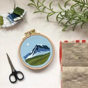 Mountain View - Embroidery Kit, different perspective #2. Select this picture to zoom in