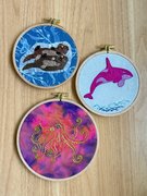 Stick & Stitch PNW Animals - Embroidery Patterns, different perspective #1. Select this picture to zoom in
