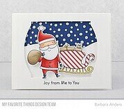 Sassy Santa - Die-namics Christmas Craft Die