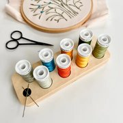Spool Minder For Sulky Petites - 8 Spools, different perspective #1. Select this picture to zoom in
