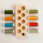 Spool Minder For Sulky Petites - 8 Spools, different perspective #2. Select this picture to zoom in