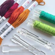 Peg Bobbins - Set of 7, different perspective #1. Select this picture to zoom in
