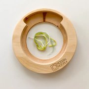 Modern Embroidery Circle Hoop Frame For 3" Hoops Caramel, different perspective #1. Select this picture to zoom in