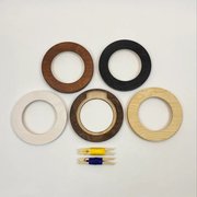 Modern Embroidery Circle Hoop Frame For 5" Hoops Natural, different perspective #1. Select this picture to zoom in