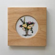 Modern Embroidery Square Hoop Frame For 4" Hoop Black, different perspective #3. Select this picture to zoom in