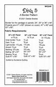 Diva 5 - Quilt Pattern