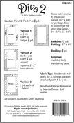 Diva 2 - Quilt Pattern