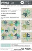 Variable Star - Quilt Pattern