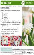 Piping Hot - Quilt Pattern