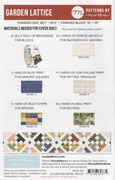 Garden Lattice - Quilt Pattern