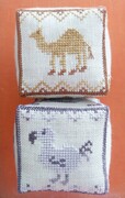 Alphabet Blocks Series - C and D - Cross Stitch Pattern