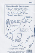 Reversible Apron - Quilt Pattern