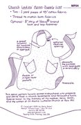 Church Ladies Apron - Quilt Pattern, different perspective #1. Select this picture to zoom in