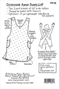 Crisscross Apron - Sewing Pattern