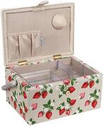 Strawberry Med Sewing Box 