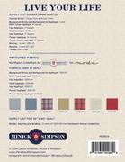 Live Your Life - Quilt Pattern