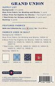 Grand Union - Quilt Pattern