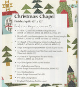 Christmas Chapel - Quilt Pattern
