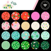 Merry Happy Ornaments Melody Pink - Quilt Fabric