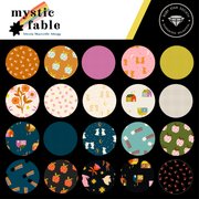 Mystic Fable Rainbow Cottage Blue - Quilt Fabric