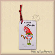 Christmas Gnome - Candystick - Stamp And Die