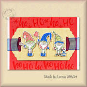 Christmas Gnome - Candystick - Stamp And Die
