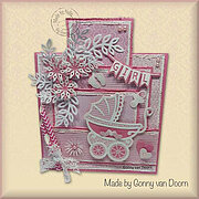 Girl and Boy Flags - Craft Die