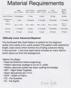 Northwest Stars Quilt - Quilt Pattern